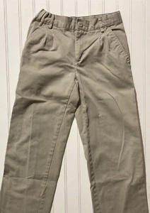 Austin School Uniform Pants 12 Khaki Tan Beige Boys Girls - Picture 1 of 8
