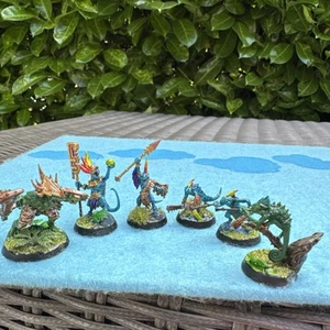 Starblood Stalkers Warhammer Seraphon well Painted OOP - Picture 1 of 17