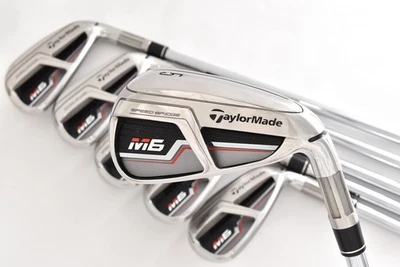 6PCS Taylormade M6 Iron Set 5-6-7-8-9-P PW RH REAX 85 Flex R Regular Golf Clubs - Image 1 of 4