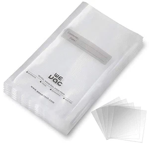 Bolsas selladoras al vacío 100 cuartos 8x12 pulgadas para ahorrar alimentos, sellar una comida, Weston. C... - Imagen 1 de 7