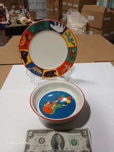 Vintage 1970er Int'l China Co BARNUM'S TIERS Schüssel & Teller Set Japan - Bild 1 von 15