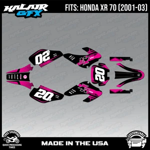 Graphics Kit for HONDA XR70  (2001 - 2003) XR 70 Spear - Magenta - Bild 1 von 4