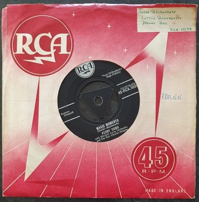 PERRY COMO - Magic Moments/Catch a Falling Star - RCA - RCA 1036 - EX - Image 1 of 2