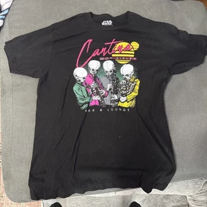 Mos Eisley Cantina Bar and Lounge Star Wars T-Shirt Large schwarz - Bild 1 von 3
