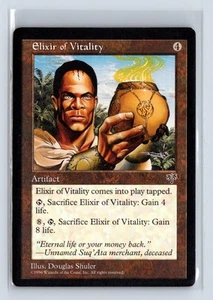 ELIXIR OF VITALITY – MTG Magic the Gathering Card – Mirage – Uncommon - Picture 1 of 6