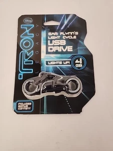Disney Tron Legacy Special Collector's Kevin Flynn USB Black Light Cycle New - Afbeelding 1 van 4