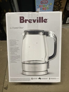 BREVILLE BKE595XL The Crystal Clear Electric Glass Kettle, New - Picture 1 of 3