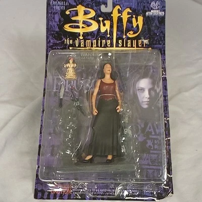 Figura de acción Buffy Vampire Slayer Drusilla Human Moore 2000 Juliette Landau de colección Foto 1 de 4
