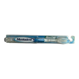 Mentadent 41 Toothbrush Soft Compact Head Flared Side Bristles Blue Oral Care - Picture 1 of 4