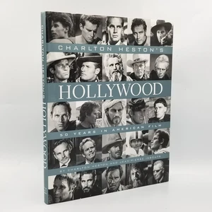 Signed: Charlton Heston’s Hollywood: 50 Years of American Film – 1998 1st Ed. DJ - Imagen 1 de 21