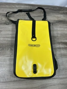 Ortlieb Waterproof Classic Roller Bicycle Pannier Single Bag Yellow Blk Roll Top - Picture 1 of 16