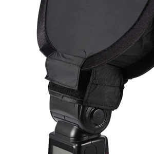 (30cm)Mini Portable Round Beauty Dish Speedlite Flash Diffuser Softbox Accessory - Picture 1 of 9