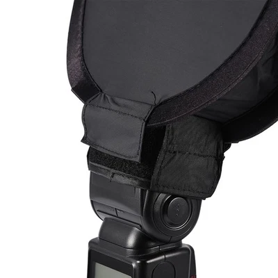 (30cm)Mini Portable Round Beauty Dish Speedlite Flash Diffuser Softbox Accessory - Image 1 of 4