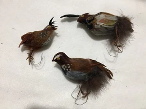 3er Set Deko Vogel Figuren Wohndeko 4" hoch - Bild 1 von 3