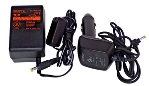Sony AC-PIX100 AC Adapter 10V 700mA OEM Power Supply + Car Charger - Picture 1 of 4