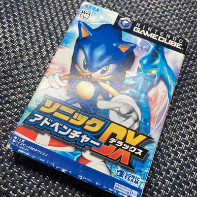 SONIC ADVENTURE DX Deluxe Nintendo GameCube GC SEGA  w/Box From Japan Used - Image 1 of 4