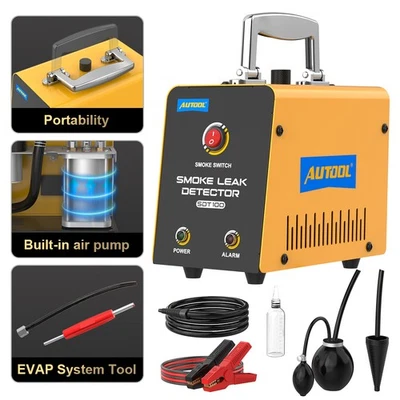 Car EVAP Smoke Machine Leak Detector Fuel Pipes System Leakage Diagnostic Tester - Image 1 of 4