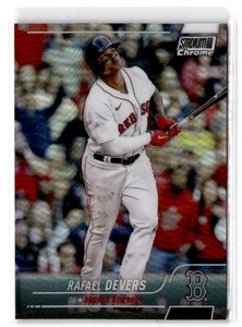 2022 Stadium Club Chrome Rafael Devers #282 Refractor Boston Red Sox - Picture 1 of 2