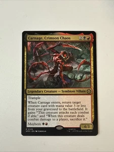 Carnage, Crimson Chaos #0125 MTG Marvel's Spider-Man Magic The Gathering - Bild 1 von 1