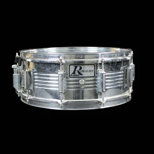 Rogers R-360 14x5 Chrome Snare Drum - Picture 1 of 8