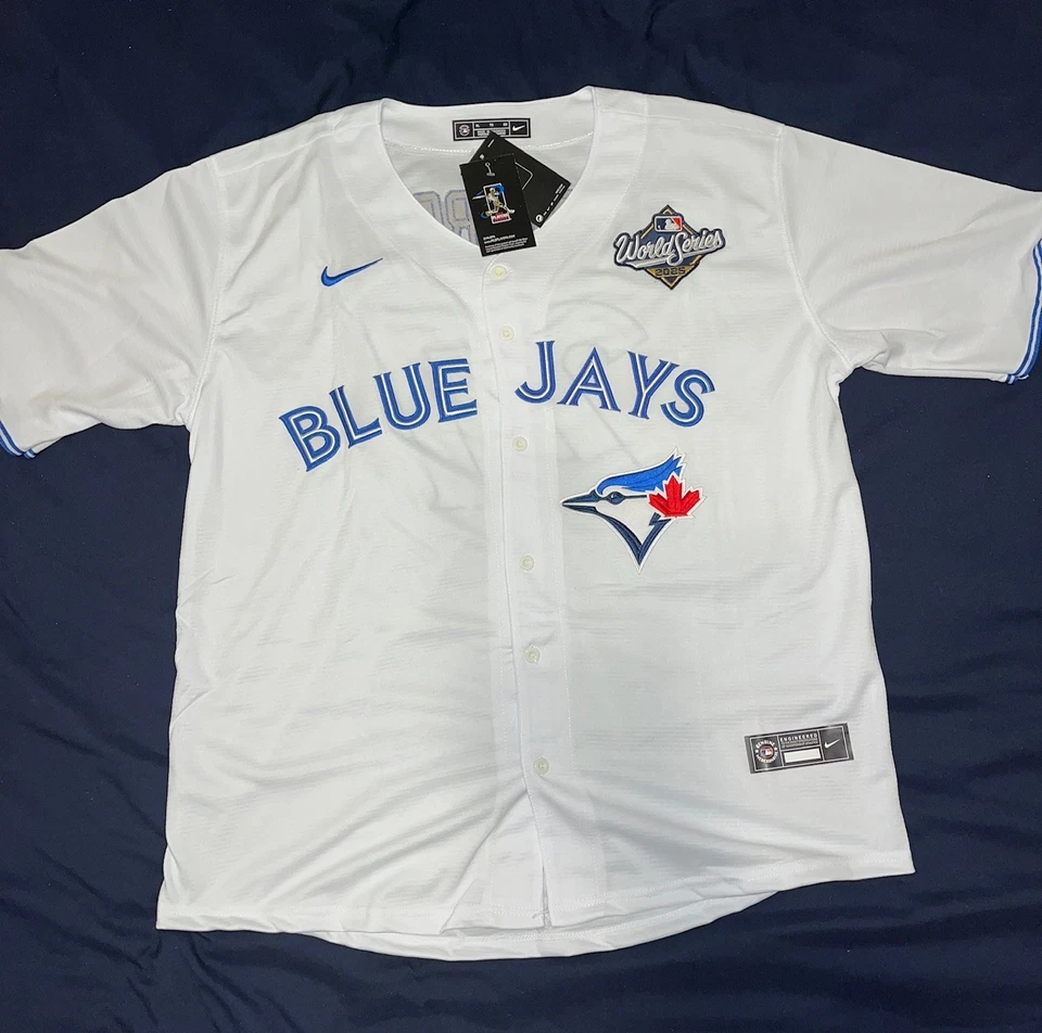 Camiseta Vladimir Guerreri Jr Toronto Blue Jays Serie Mundial, Para Hombre XL, #27 Foto 1 de 3