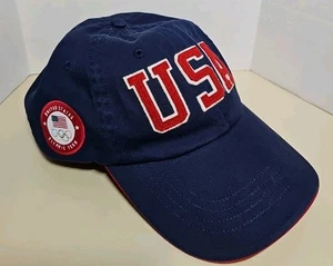 Polo Ralph Lauren Team USA United States Olympics Baseball Cap Hat Navy  - Picture 1 of 7
