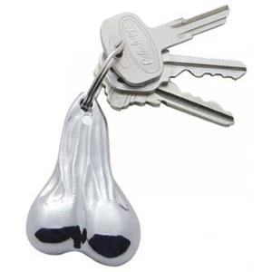 Chrome Small Balls Novelty Key Chain - Picture 1 of 1
