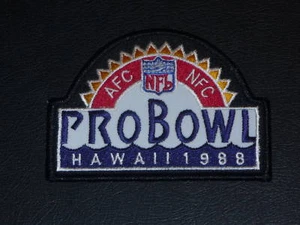 1988 PRO BOWL PATCH BRUCE SMITH, JIM KELLY, MONTANA - Picture 1 of 1