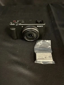 Cámara digital Sony ZV-1F negra ultra alta definición compacta vlogging - Imagen 1 de 12