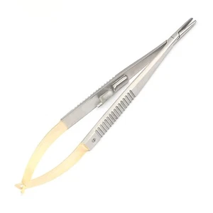 T/C Castroviejo Needle Holder 7" Straight Surgical Dental Instruments - Picture 1 of 4