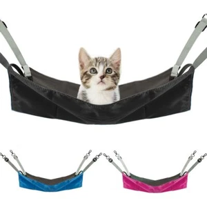 1pc Cat Hanging Hammock Swing Bed Reversible Soft Breathable for Small Pet Cages - Picture 1 of 15