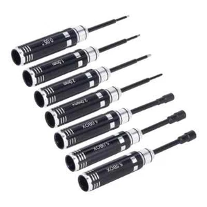 Tournevis hexagonal kit d'outils RC tournevis hexagonal pour voiture sur chenilles RC 1/10 7 pièces/ensemble - Photo 1 sur 11