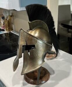 Great King Leonidas Sparta 300 Movie Helmet Battle Damage Edition Spartan Helmet