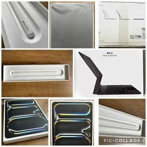 Apple iPad Pro 13in 2024 WiFi 256GB/512GB/1TB/2TB M4 + Pencil Pro + Keyboard - Picture 1 of 4