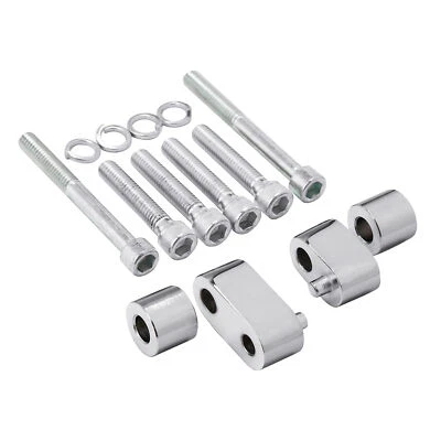 Driver Floorboard Spacer Extension Kit Fit For Harley Street Electra Glide 09-23 - Image 1 of 4