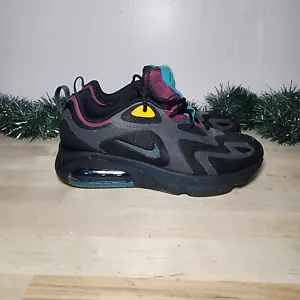 Nike Air Max 200 Running Shoes Black Anthracite Bordeaux AQ2568-001 SZ 8 - Picture 1 of 8