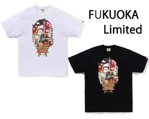 *A BATHNIG APE Men's BAPE STORE FUKUOKA TEE FUKUOKA Limited 1K72110193 - Picture 1 of 13