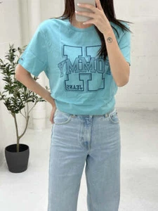 Tommy Hilfiger Mens Tommy Jeans Steel T-Shirt Mediterranean Blue 78J4958 440 - Foto 1 di 8