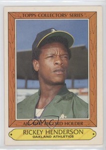 1985 Topps Woolworth's All-Time Record Holders Box Set Rickey Henderson #17 HOF