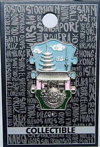 Hard Rock Cafe TOKYO ASAKUSA Year 2020 Cityscape Headstock Pin - Picture 1 of 1