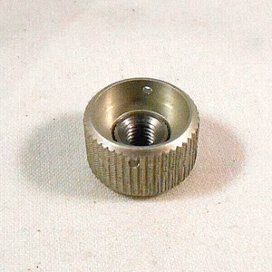 541-6508-002 METAL THUMB NUT, W/ INSERT/5/32" SKIRT DEPTH/ 7/16" O.D X 1/2" NOS - Bild 1 von 8