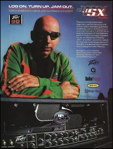 Joe Satriani Peavey JSX Signature Series guitar amp 2005 ad 8 x 11 advertisement - Picture 1 of 3