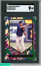 1995 SIGNATURE ROOKIES DEREK JETER #FD3 FUTURE DYNASTY ROOKIE RC SGC 9 MT