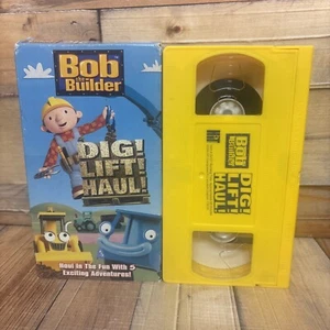 Bob The Builder Dig! Lift! Haul! VHS Tape Used - Picture 1 of 5