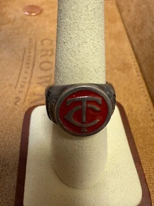 Vintage 1987-91 Minnesota Twins Major League Baseball Silber Ring Größe 9 4577 - Bild 1 von 9