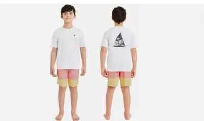 Paul Sperry 30+UPF Beach Youth Juego de 2 Piezas Blanco/Azul Niebla (pequeño 7-8) Nuevo con Etiquetas Foto 1 de 4