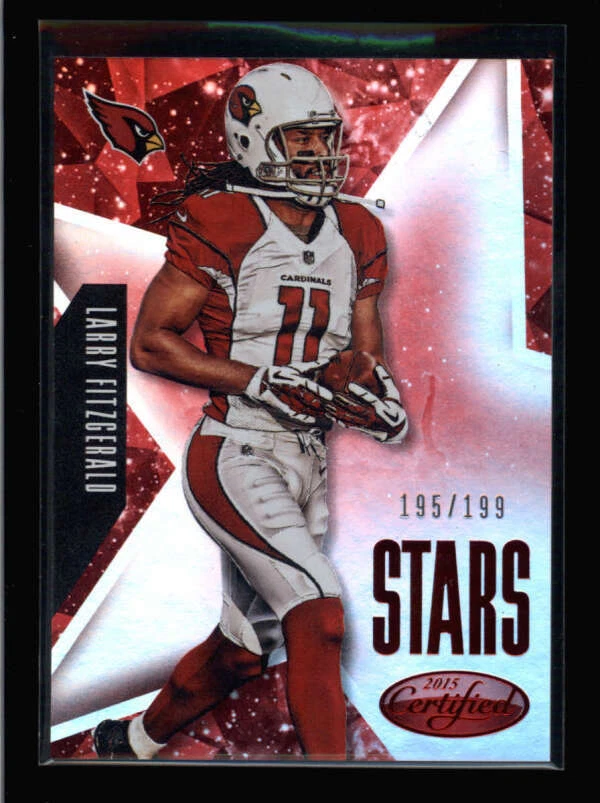 LARRY FITZGERALD 2015 PANINI CERTIFIED #S29 STARS RED PARALLEL #195/199 BA4369 - Image 1 of 1