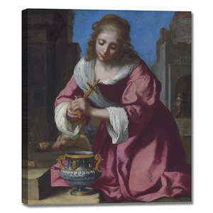 Vermeer santa Prassede design quadro stampa tela dipinto telaio arredo casa - Picture 1 of 4