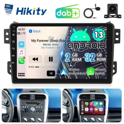DAB+ 2+32G CarPlay Android 13 Radio Für Suzuki Splash Opel Agila B GPS Navi WIFI - Bild 1 von 4
