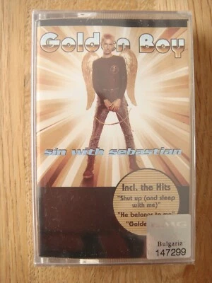 Sin With Sebastian - Golden Boy - NEW CASSETTE incl. Shut Up (and Sleep with Me) - Image 1 of 2
